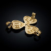 3pc Gold 'BFF' Heart Pendant Necklace Set