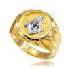 Gold Masonic Men's Ring