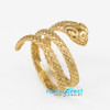 Solid Gold Rolling Snake Ring