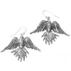 Sterling Silver Soaring American Eagle Earrings