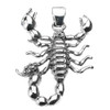 Sterling Silver Scorpion Pendant Necklace