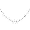 Sterling Silver Crescent Moon Engravable Pendant Necklace