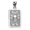 Sterling Silver Armenian Cross Engravable Pendant Necklace