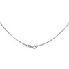 Sterling Silver Cubic Zirconia Open Heart Pendant Necklace