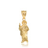 Gold Saint Jude Charm Necklace