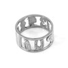 White Gold Lucky 13 Ring