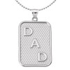 Sterling Silver "DAD" Pendant Necklace