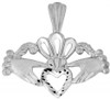 Claddagh Silver Pendant