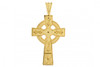 Gold Celtic Cross Charm