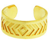 Yellow Gold Chevron Toe Ring