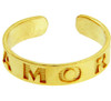 Yellow Gold AMOR Toe Ring