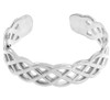 Silver Trinity Knot Toe Ring