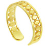 Yellow Gold Puzzle Toe Ring
