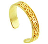 Fancy Floral Yellow Gold Toe Ring