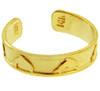 Bold Dolphin Yellow Gold Toe Ring