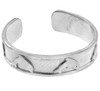 Bold Dolphin Silver Toe Ring