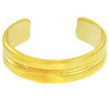 Double Classic Yellow Gold Toe Ring