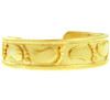 Classy Footprint Yellow Gold Toe Ring