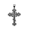 Vintage Antique look Russian Orthodox Cross Pendant Necklace