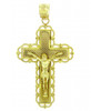 Yellow Gold Crucifix Pendant - The Belief Crucifix