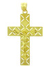 Yellow Gold Crucifix Pendant - The Power Crucifix