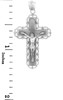 White Gold Crucifix Pendant - The Belief Crucifix