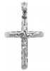 White Gold Crucifix Pendant - The Endless Crucifix