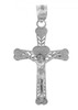 White Gold Crucifix Pendant - The Salvation Crucifix