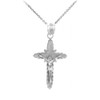 Sterling Silver Crucifix Pendant Necklace - The Son Crucifix