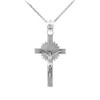 Sterling Silver Crucifix Pendant Necklace- The Star Crucifix