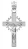 Sterling Silver Crucifix Pendant - The Crown Crucifix