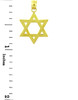 Jewish Charms and Pendants - The 14K Gold Classic Star of David Pendant
