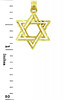 Jewish Charms and Pendants -  Double Star of David