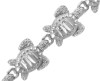 White Gold Bracelet - The Turtle Bracelet