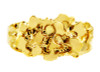 Men's Knight Solid Gold Nugget Ring
