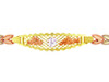 Tri-Color Gold Bracelet - The Mis 15 Anos Diamond Cut Bracelet