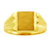 Men's Gold Signet Rings - The Frank Solid Gold Signet Ring