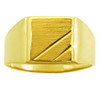 Men's Gold Signet Rings - The Phoebus Solid Gold Signet Ring