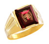 Men's Gold Rings - The Lucky Horseshoe Gold Ring