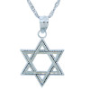 Jewish Pendants - Silver Star of David Pendant