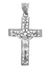 The Blessed White Gold Cross Pendant