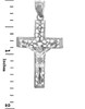The Blessed White Gold Cross Pendant