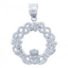 Sterling Silver Claddagh Pendant Necklace