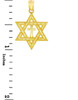 Jewish Charms and Pendants - Star Cross of David