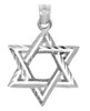 Jewish Charms and Pendants - Silver Double Star of David