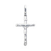 14K White Gold Sacred Crucifix