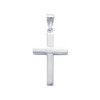 14K White Gold Pendant Cross