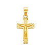 14K Gold Angelica Crucifix