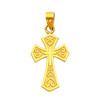 14K Gold - The Chaste Cross pendant