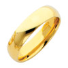 Polished Gold Classic Comfort Fit Wedding Band - 5MM